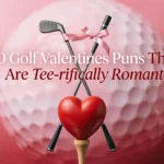 golf valentines puns