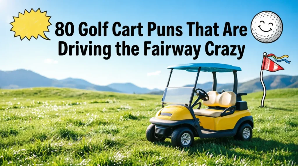 golf cart puns