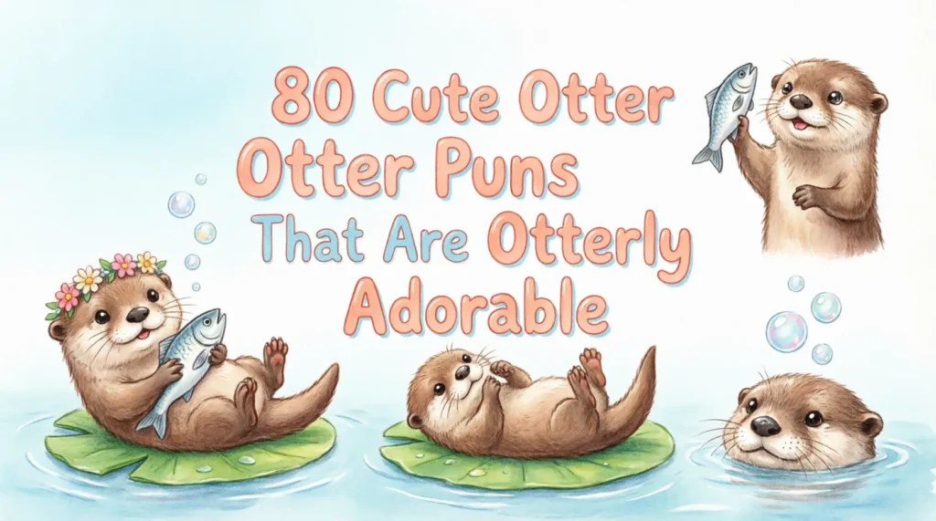 cute otter puns