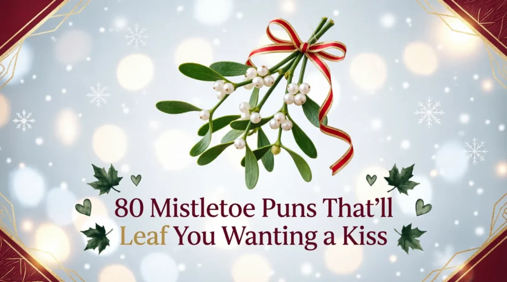 mistletoe puns