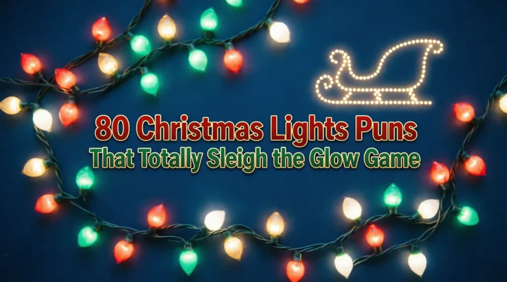 christmas lights puns