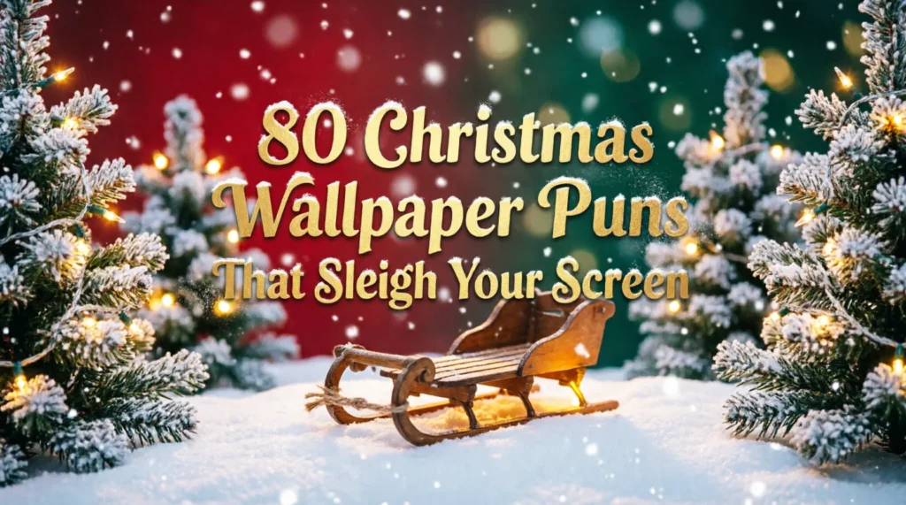 christmas wallpaper puns