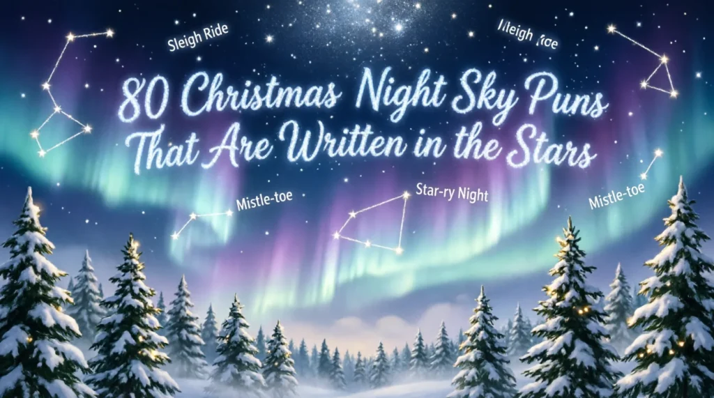 christmas night sky puns