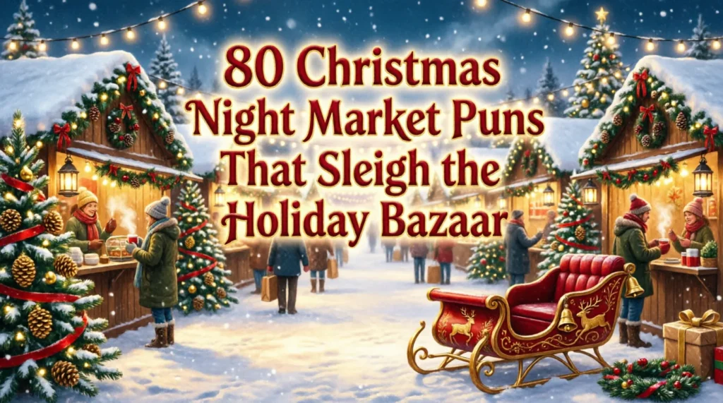 christmas night market puns