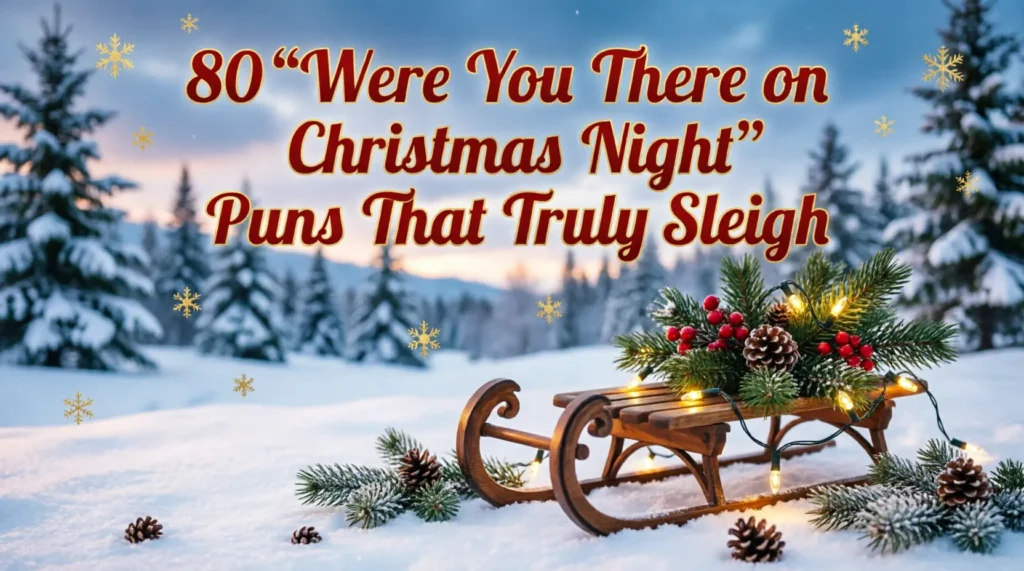 were you there on christmas night puns