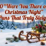 were you there on christmas night puns