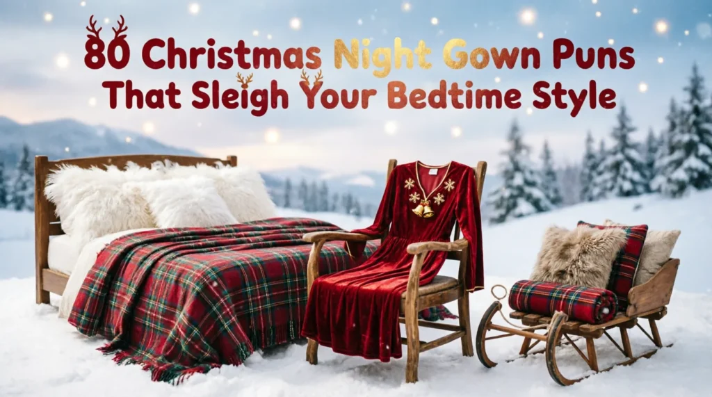 christmas night gown puns
