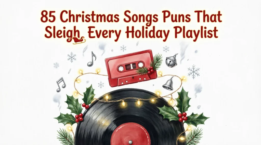 christmas songs puns