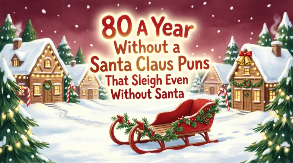 a year without a santa claus puns