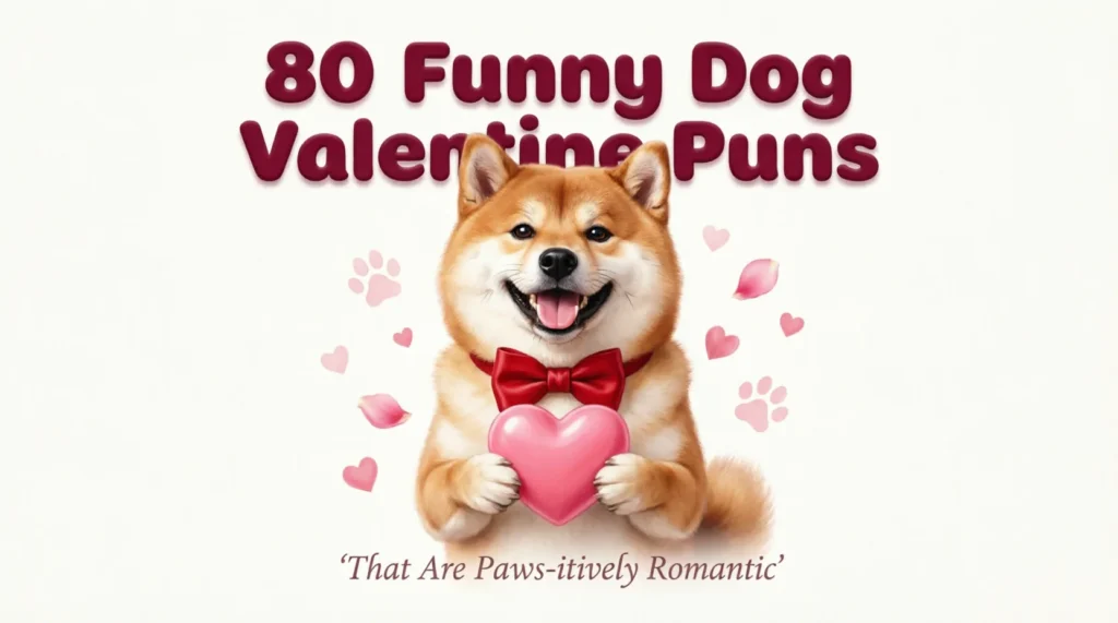 funny dog valentine puns