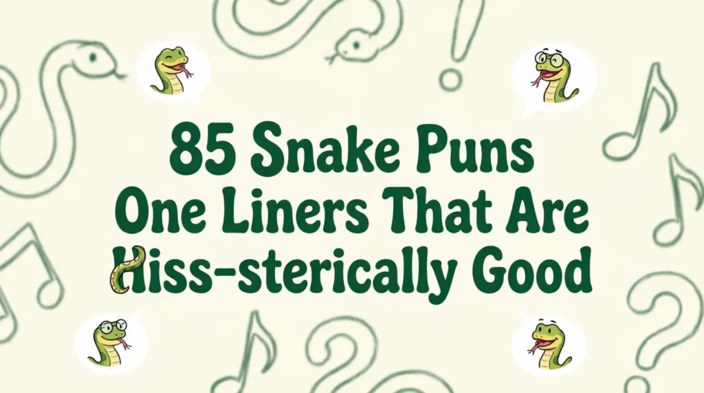 snake puns one liners