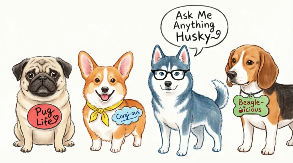 dog breed puns
