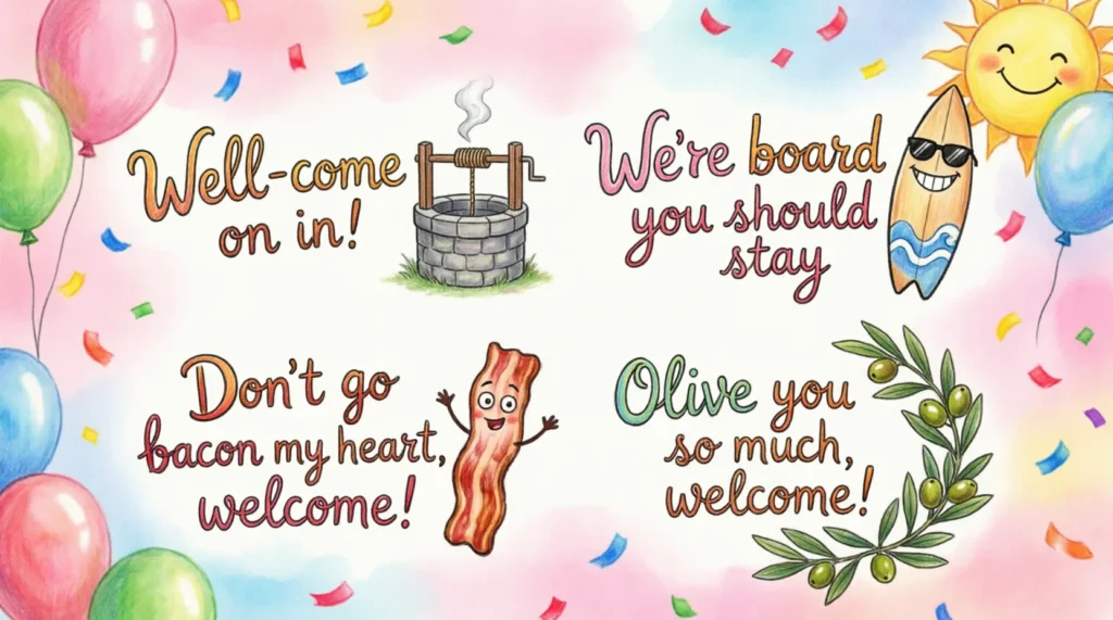 welcome puns