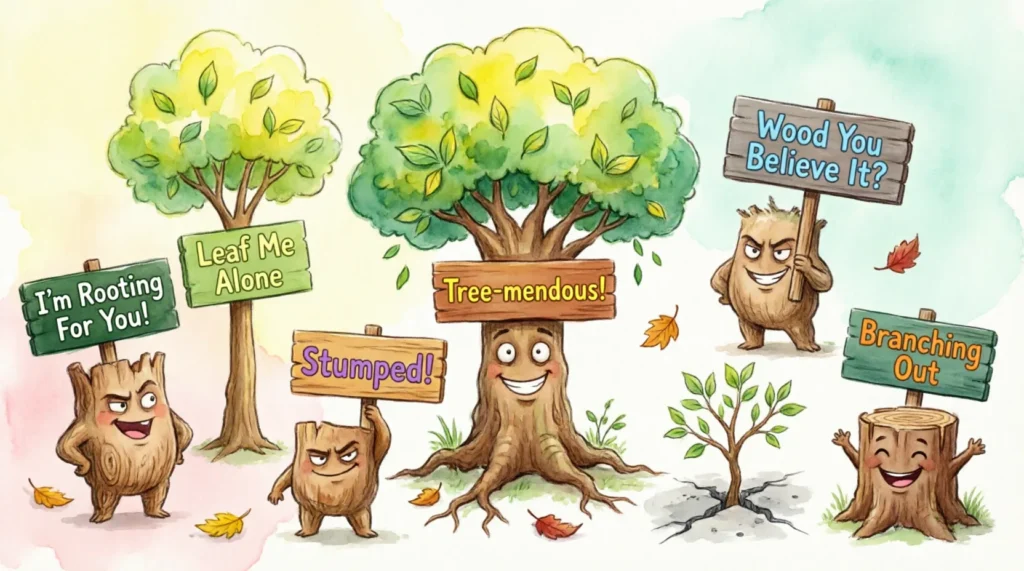 funny tree puns