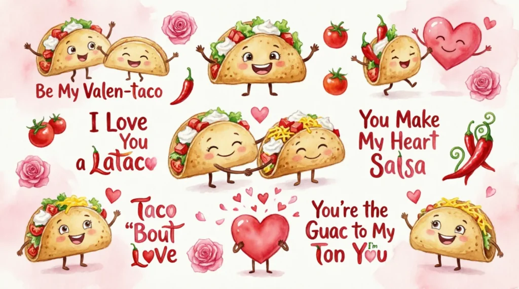 taco valentine puns