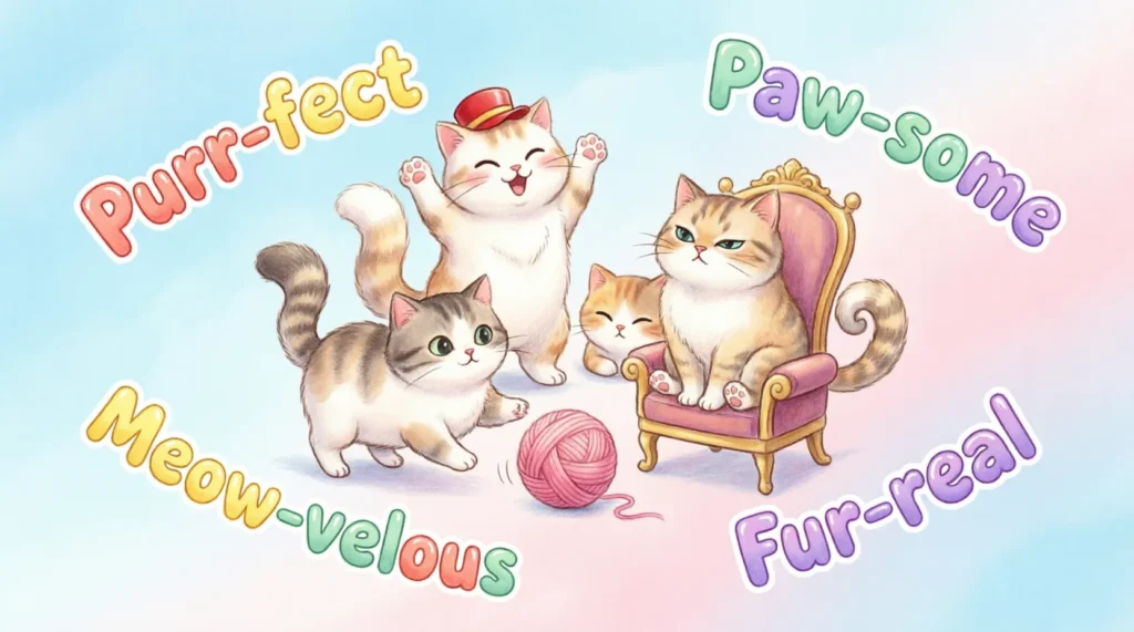 cat related puns